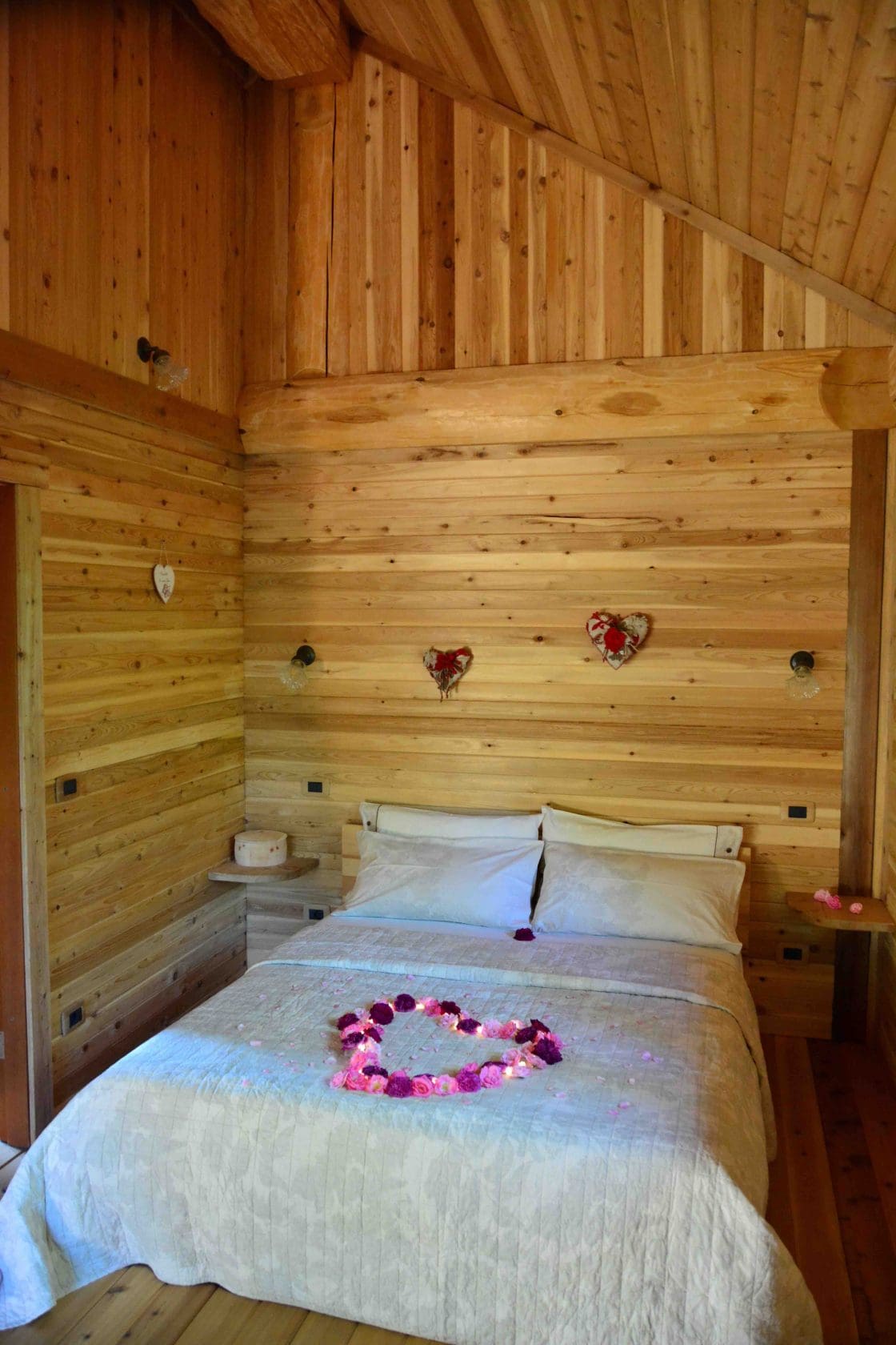 Interior of Custom built Log cabin, BC Home Builders.