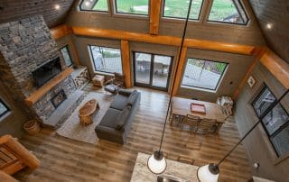 Living area sasquatch Cabin