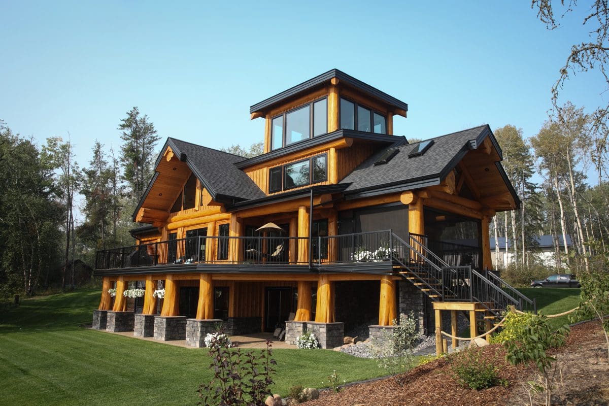 Post and Beam Log Homes Artisan Custom Log Homes