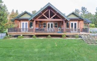 BC Builders Custom built log home.